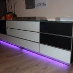 Spectral Catena Audiomöbel mit aktivem Suround-Sound System